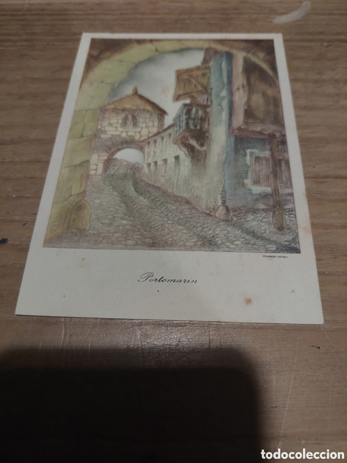 Colecionismo: LUGO PORTOMARIN ANTIGUO FOURNIER VICTORIA POSTAL