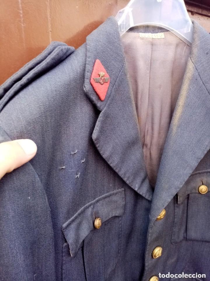 Coleccionismo: uniforme gerrera y gorra de plato ejercito del aire - Foto 3