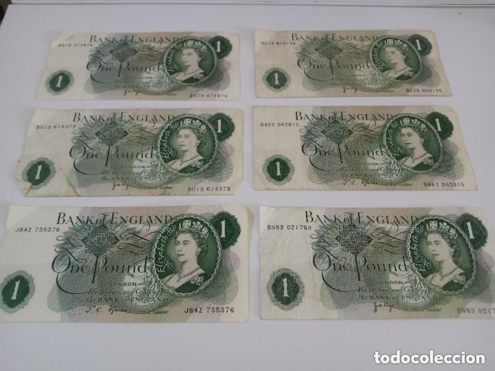 Coleccionismo: Billetes one pound Billetes one pound - Foto 1