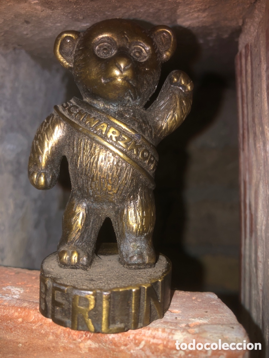 Coleccionismo: Oso plomo decoracion - Foto 1