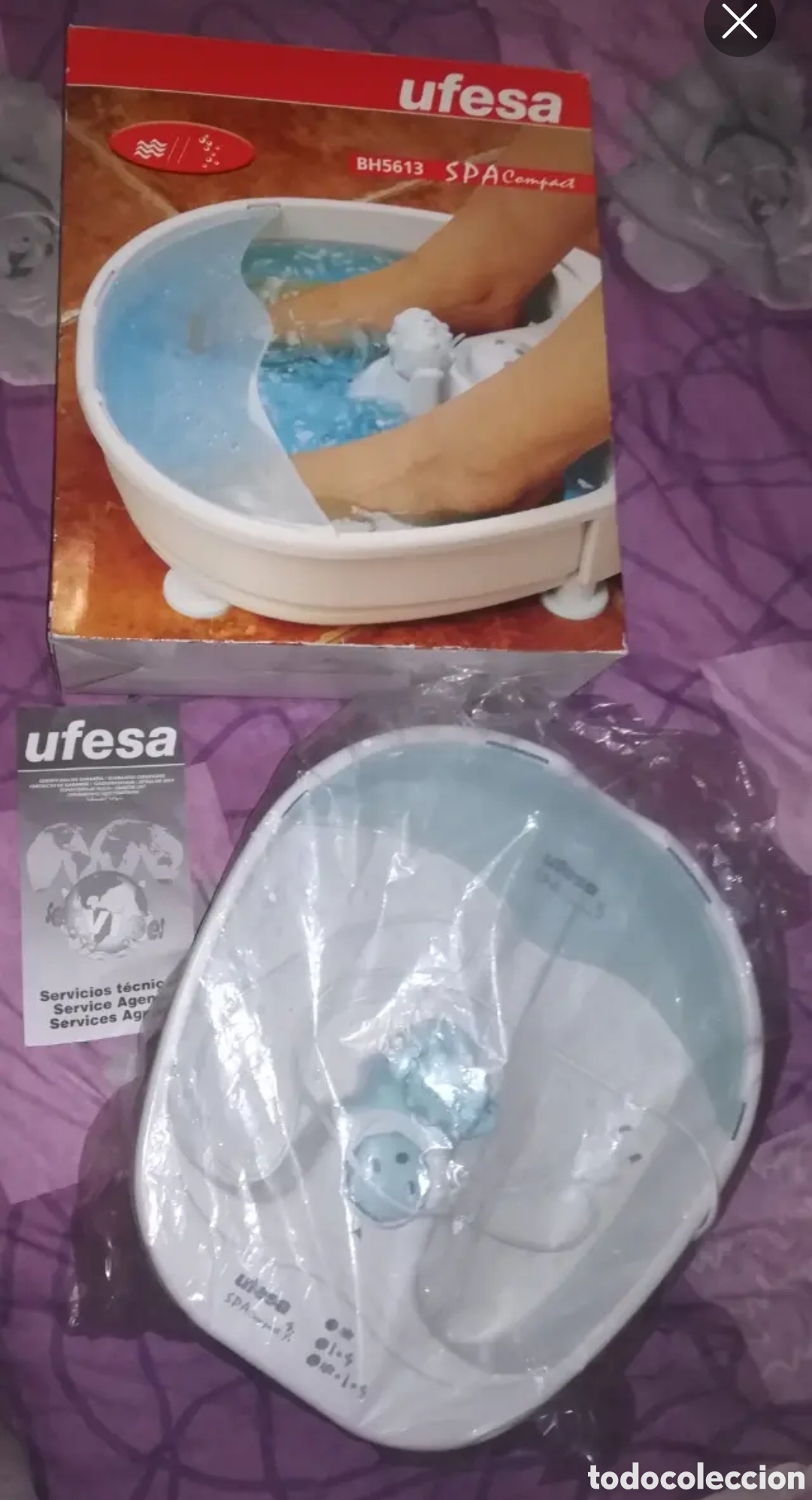 Coleccionismo: Ba&ntilde;era hidromasaje para pies Ufesa