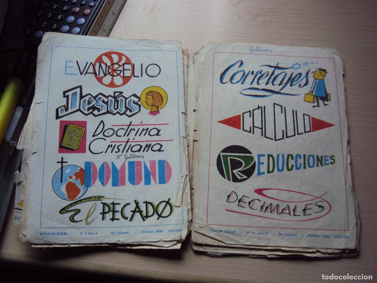Coleccionismo: ROTULACION ESCOLAR ANTIGUO - Foto 3