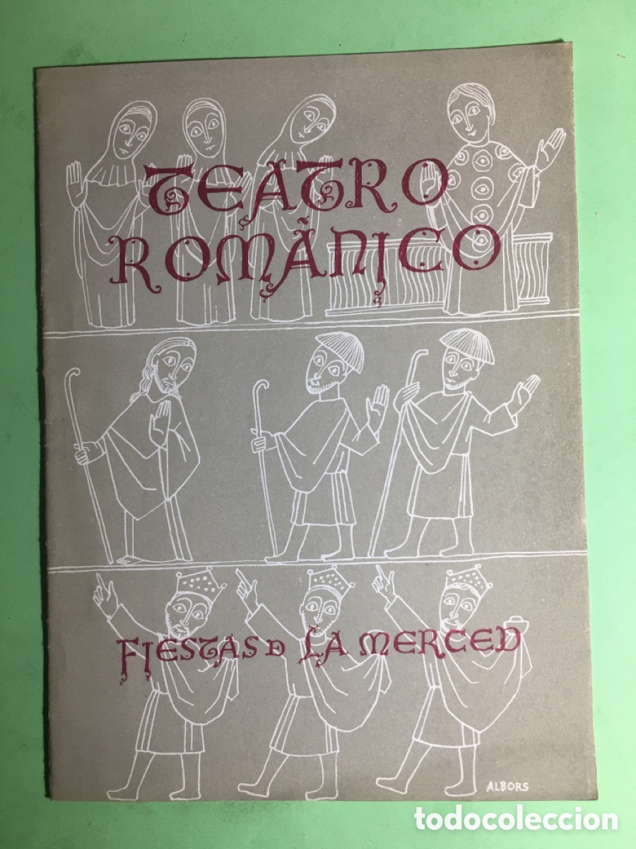 Coleccionismo: 1961 BARCELONA FIESTAS DE LA MERCED REPRESENTACIONES DE TEATRO ROM&Aacute;NICO S. XI Y XII AL TINELL