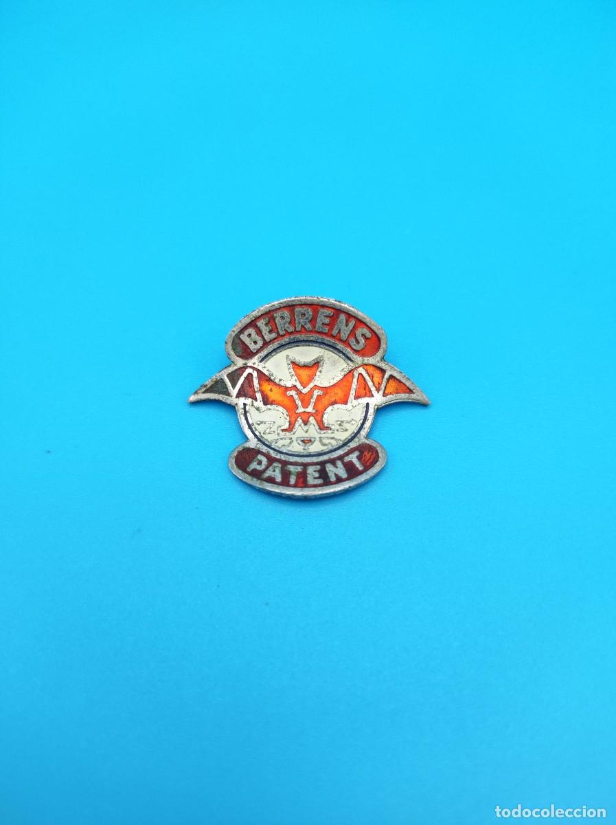 Collezionismo: Chapa / placa BERRENS Patent