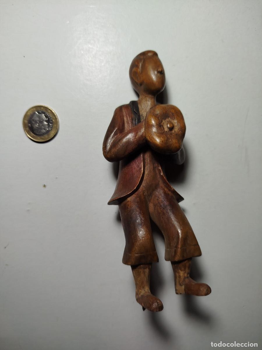 Coleccionismo: Figura antigua de madera