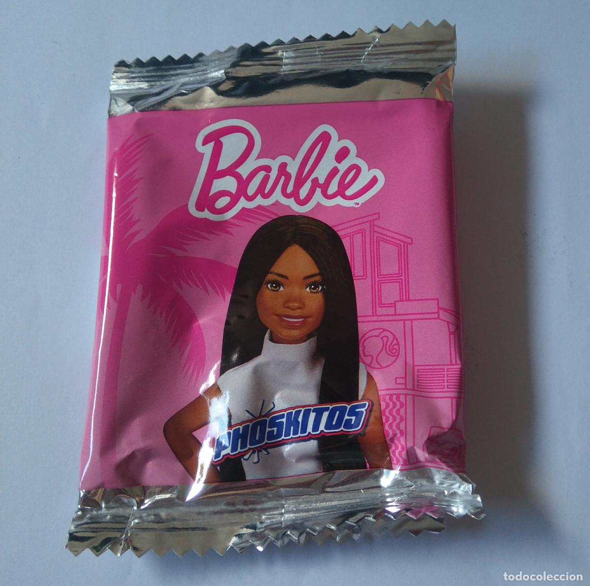Coleccionismo: envoltorio vacio phoskitos barbie 2024 mattel licencia sin stickers