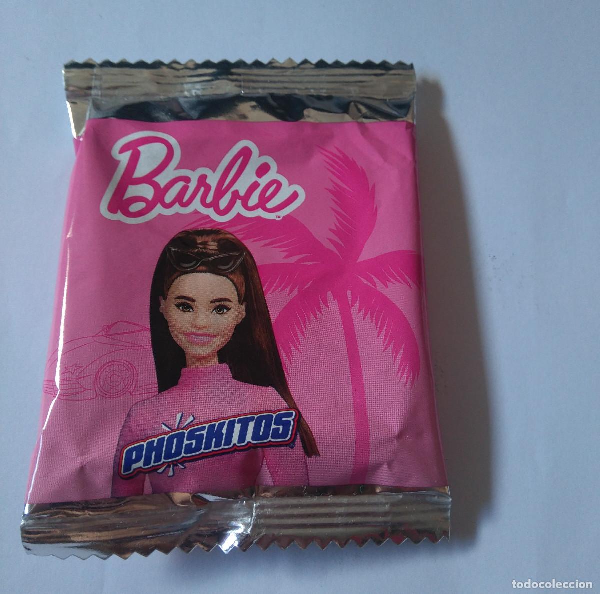 Coleccionismo: envoltorio vacio phoskitos barbie 2024 mattel licencia sin stickers