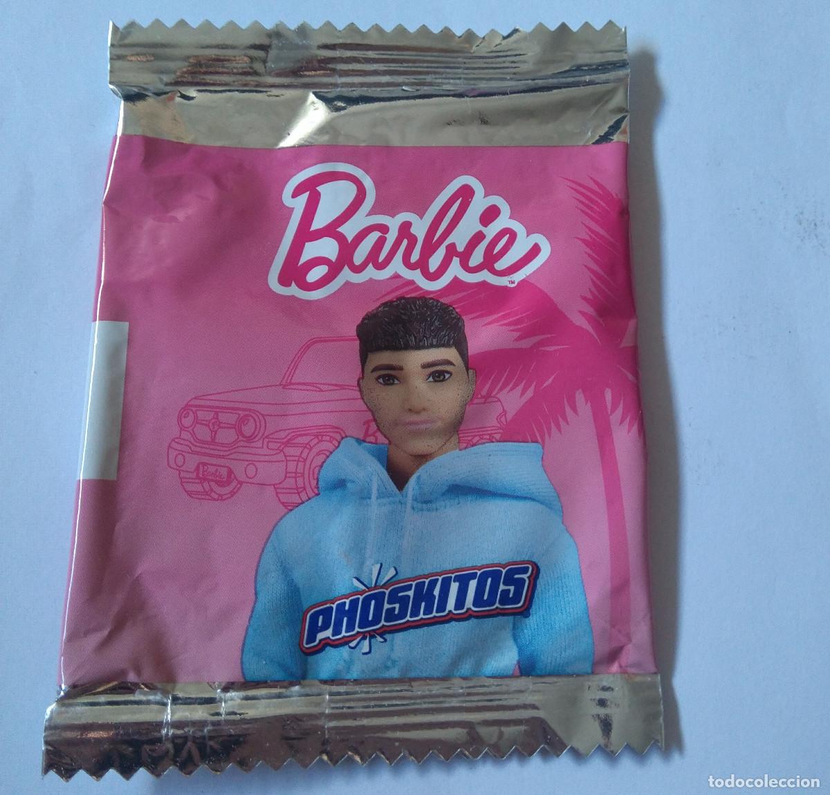 Coleccionismo: envoltorio vacio phoskitos barbie 2024 mattel licencia sin stickers