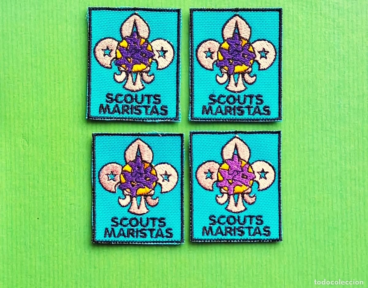 Coleccionismo: SCOUTS MARISTAS 4 INSIGNIAS CORPORATIVAS SCOUTS
