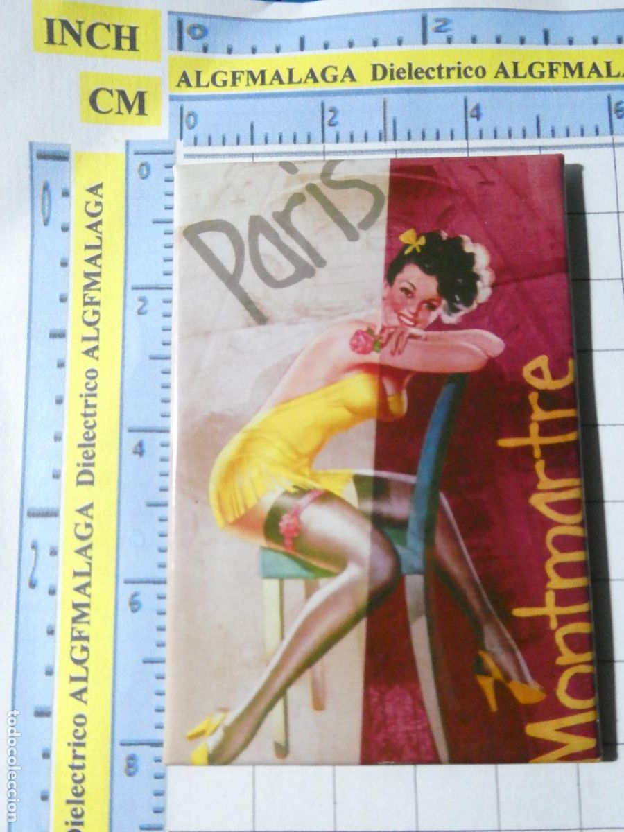 Collecting: IM&Aacute;N DE NEVERA. SOUVENIR RECUERDO TURISMO. PARIS MONTMARTRE MUJER PIN UP
