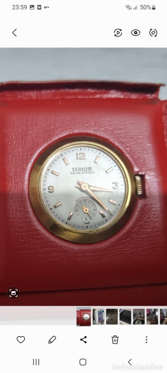 Coleccionismo: Caja con antiguo reloj - Foto 4