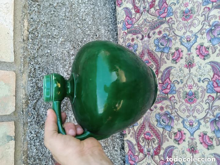Coleccionismo: jarron verde antiguo - Foto 2