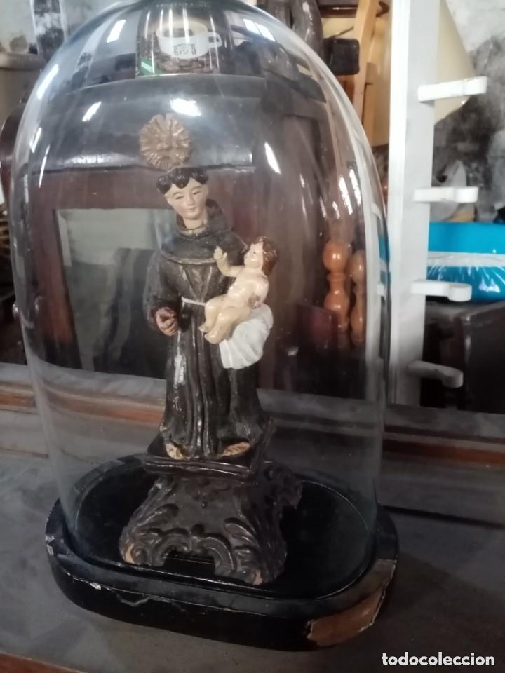 Coleccionismo: santo antiguo con urna ver leer - Foto 1