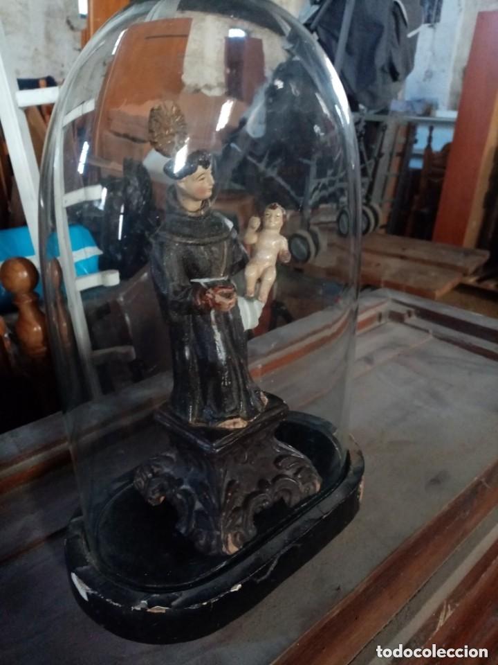 Coleccionismo: santo antiguo con urna ver leer - Foto 3