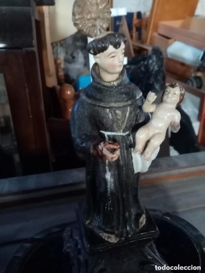 Coleccionismo: santo antiguo con urna ver leer - Foto 4