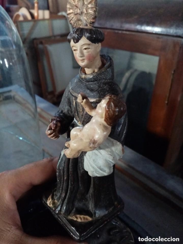 Coleccionismo: santo antiguo con urna ver leer - Foto 5