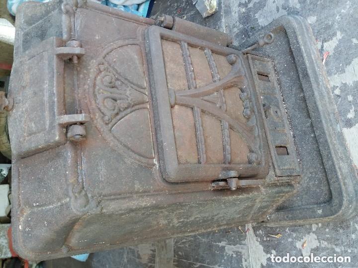 Coleccionismo: chimenea estufa antigua - Foto 1