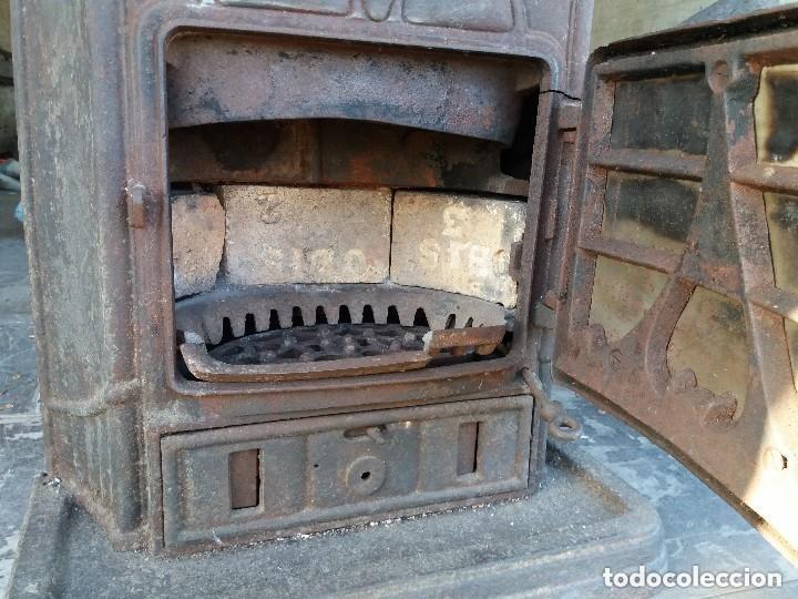 Coleccionismo: chimenea estufa antigua - Foto 6