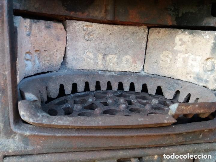 Coleccionismo: chimenea estufa antigua - Foto 7