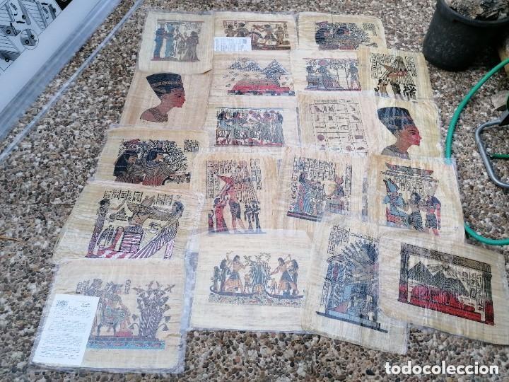 Coleccionismo: papiros originales de egipto con certificado - Foto 1