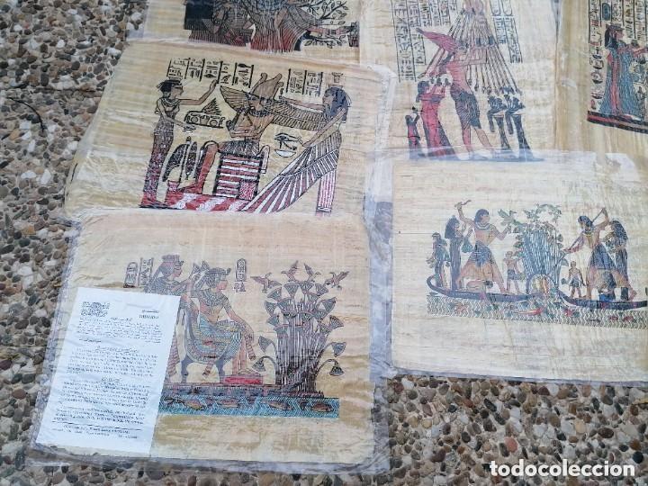 Coleccionismo: papiros originales de egipto con certificado - Foto 2
