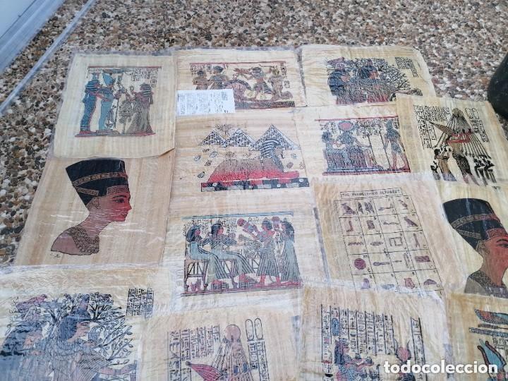 Coleccionismo: papiros originales de egipto con certificado - Foto 3