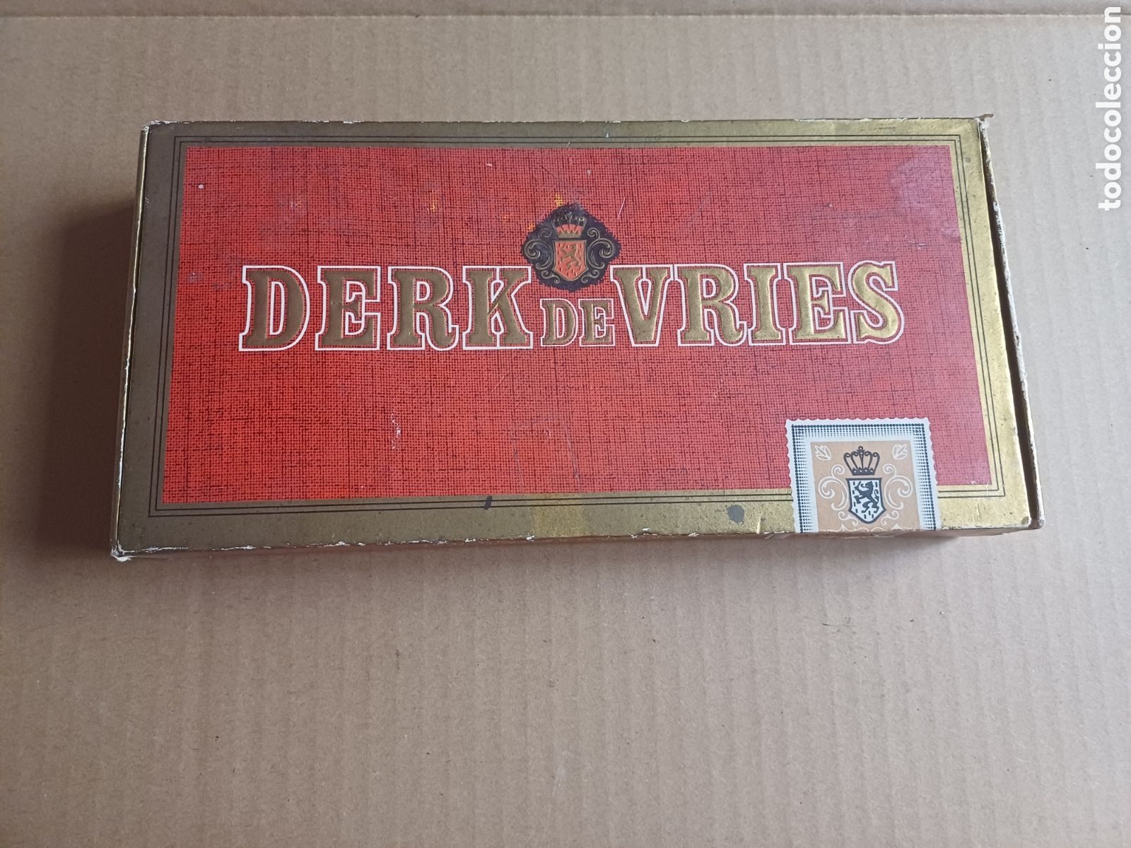 Collecting: Derk de Vries Caja vacia puros Gram Fabrica de Tabacos Holanda Made in Holland