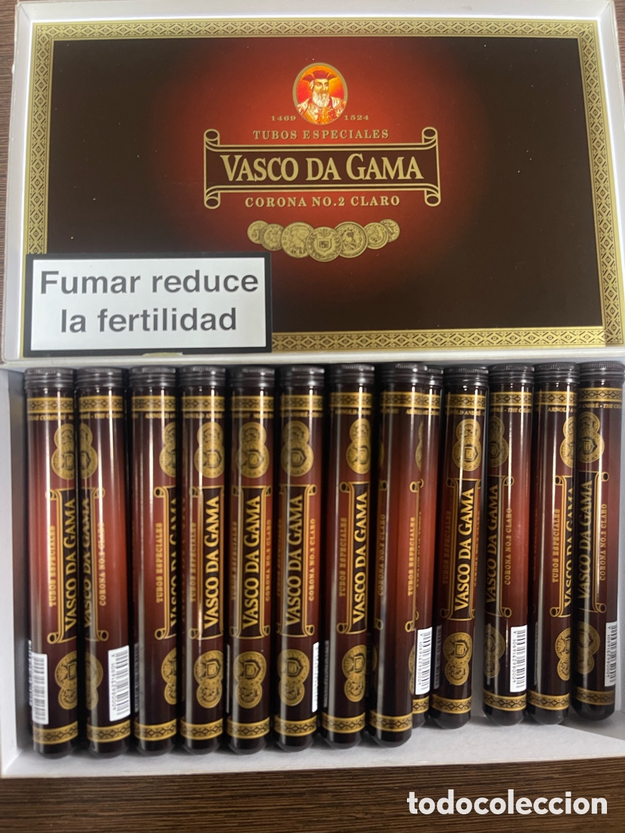 Coleccionismo: Caja de puros vasco da gama - Foto 1