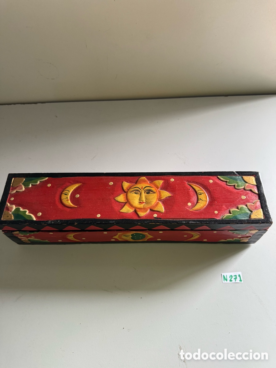 Coleccionismo: Vintage Folk Art Astral Celestial Sol - Foto 1