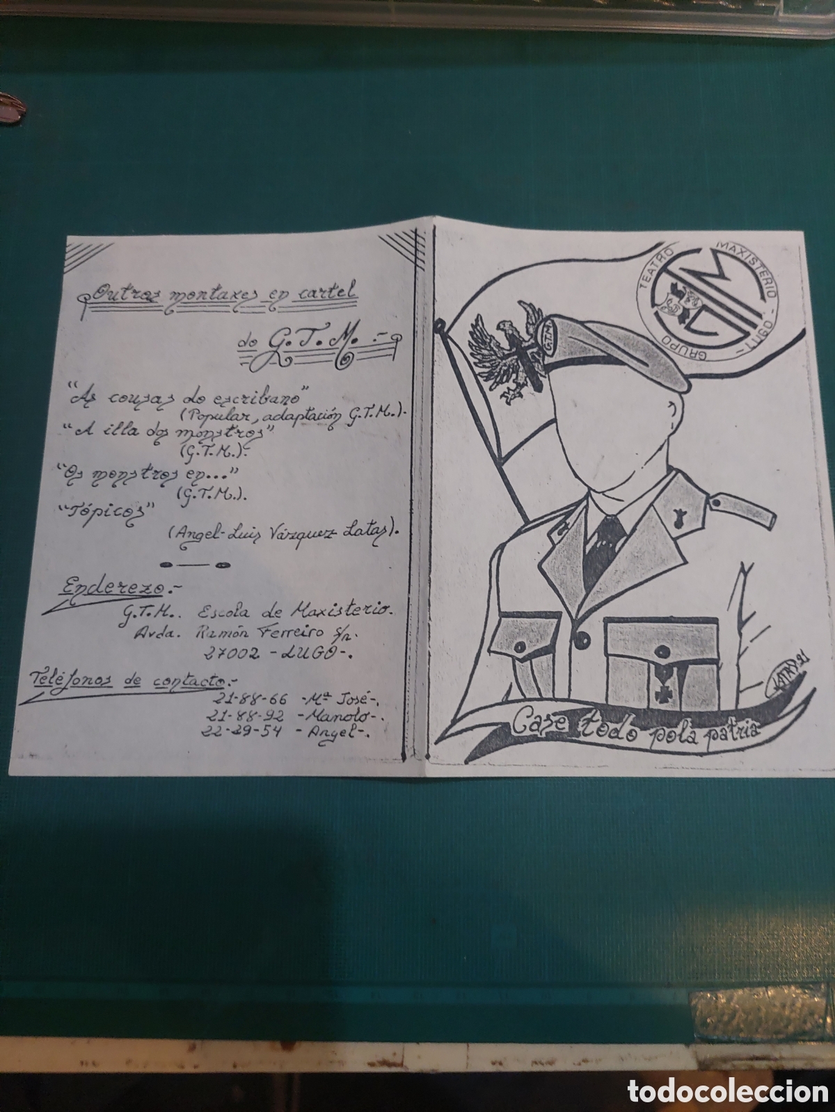 Sammelleidenschaft Papier: LUGO GRUPO TEATRO MAXISTERIO CASE TODO POLA PATRIA