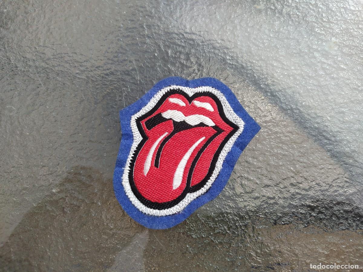 Coleccionismo: Parche bordado de tela, Rolling Stones