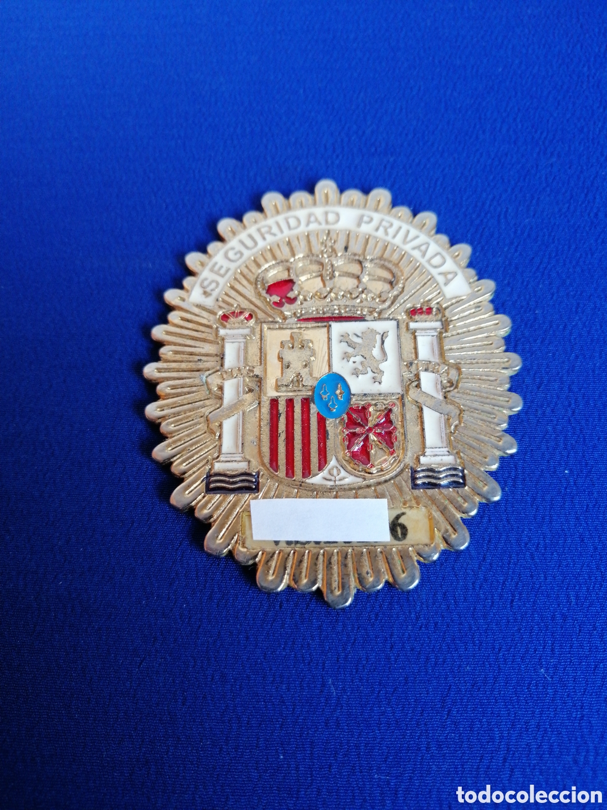 Coleccionismo: SEGURIDAD PRIVADA PLACA NUMERADA - Foto 2