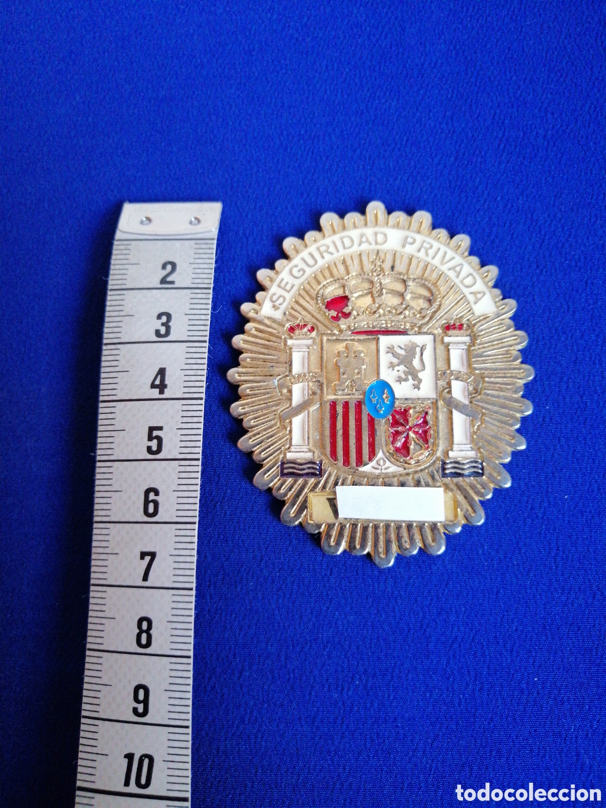 Coleccionismo: SEGURIDAD PRIVADA PLACA NUMERADA - Foto 4