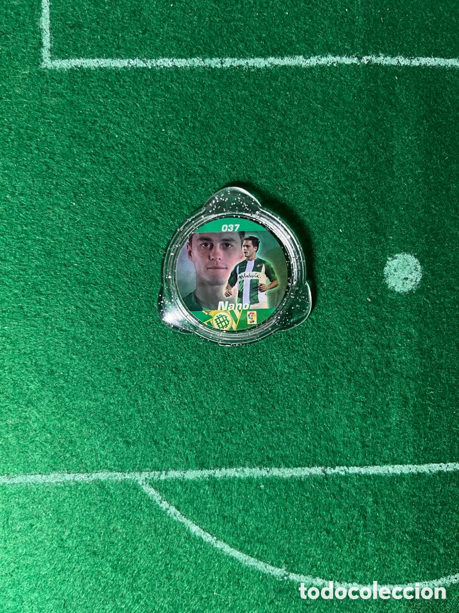 Coleccionismo: 37 NANO REAL BETIS TAZO CRACKS 2006 2007 PANINI
