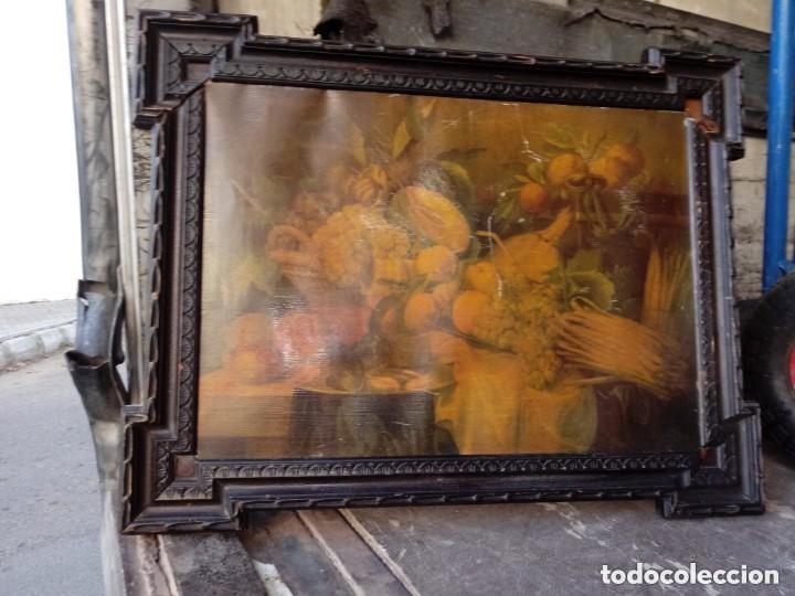 Coleccionismo: cuadro antiguo mide 59x 45 - Foto 2