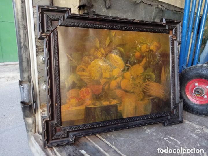 Coleccionismo: cuadro antiguo mide 59x 45 - Foto 3
