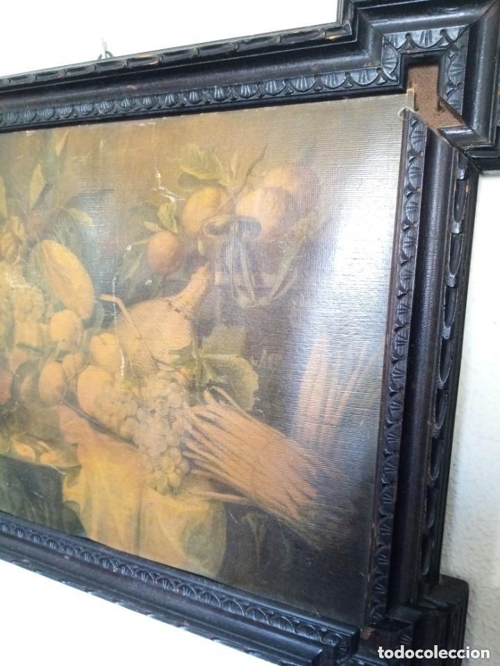 Coleccionismo: cuadro antiguo mide 59x 45 - Foto 4