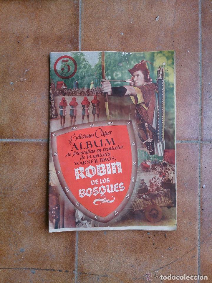 Coleccionismo: album de cromos robin de los bosques