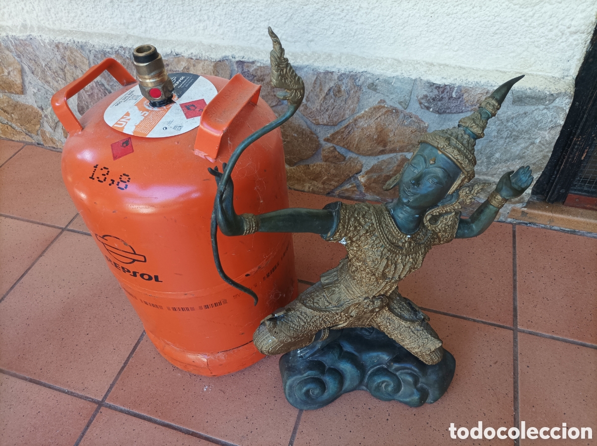 Coleccionismo: ESTATUA DE BRONCE GRANDE - Foto 3
