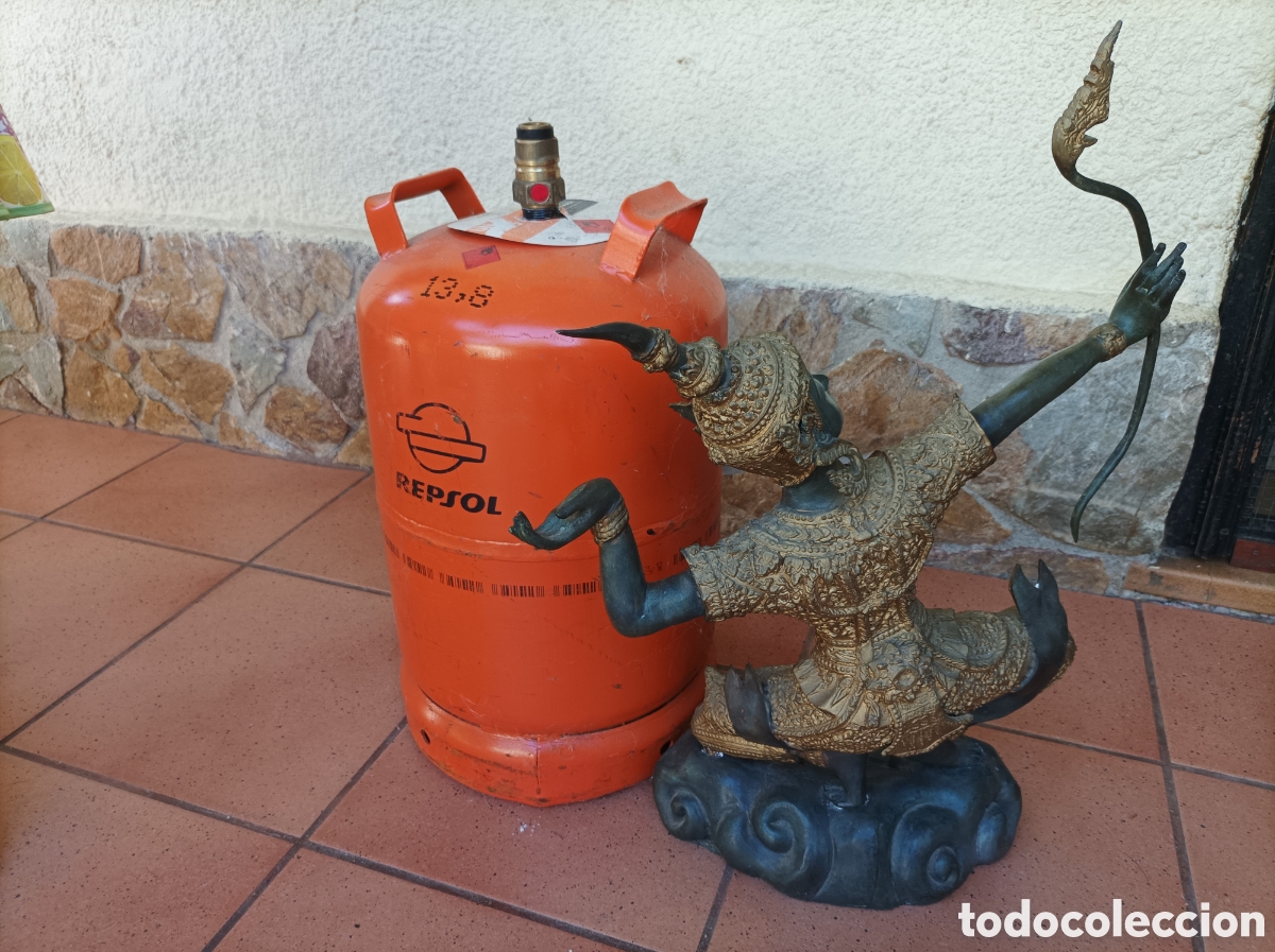 Coleccionismo: ESTATUA DE BRONCE GRANDE - Foto 4