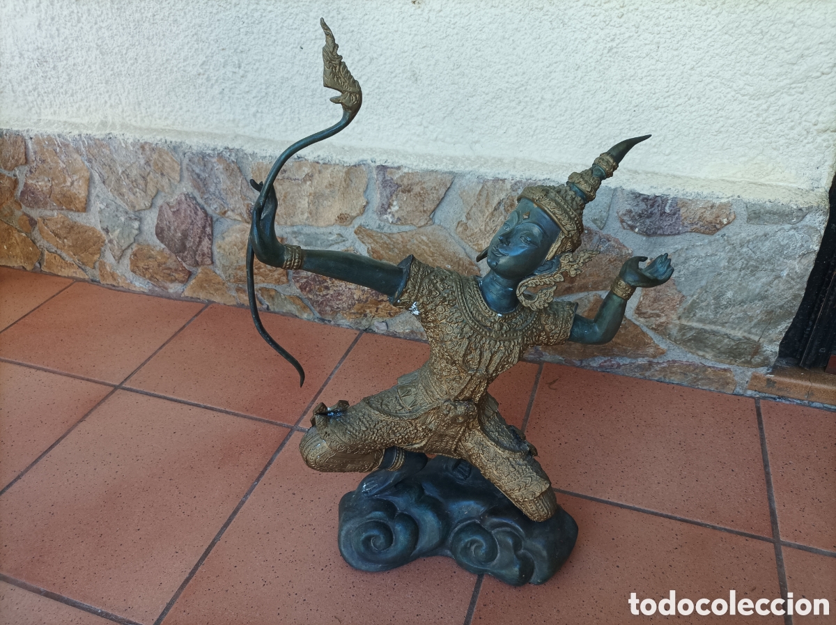 Coleccionismo: ESTATUA DE BRONCE GRANDE - Foto 5