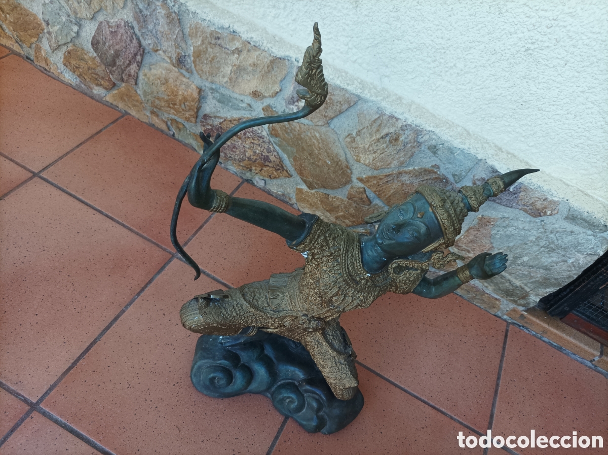 Coleccionismo: ESTATUA DE BRONCE GRANDE - Foto 6