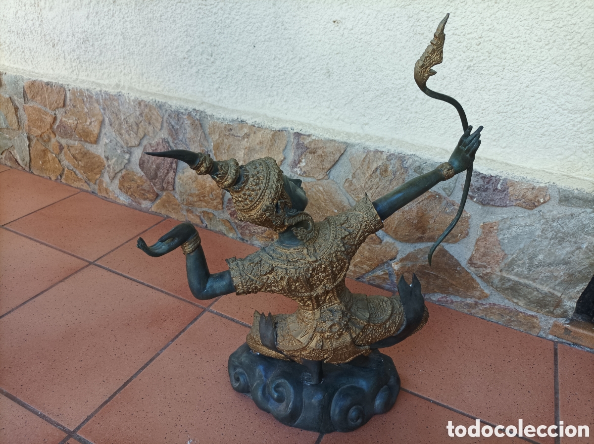 Coleccionismo: ESTATUA DE BRONCE GRANDE - Foto 1
