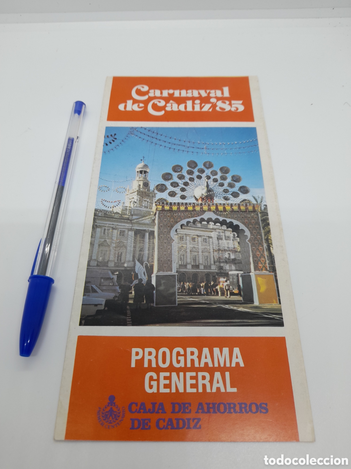 Coleccionismo: CARNAVAL DE CADIZ. . PROGRAMA OFICIAL CARNAVAL 1985. TRIPTICO - Foto 1