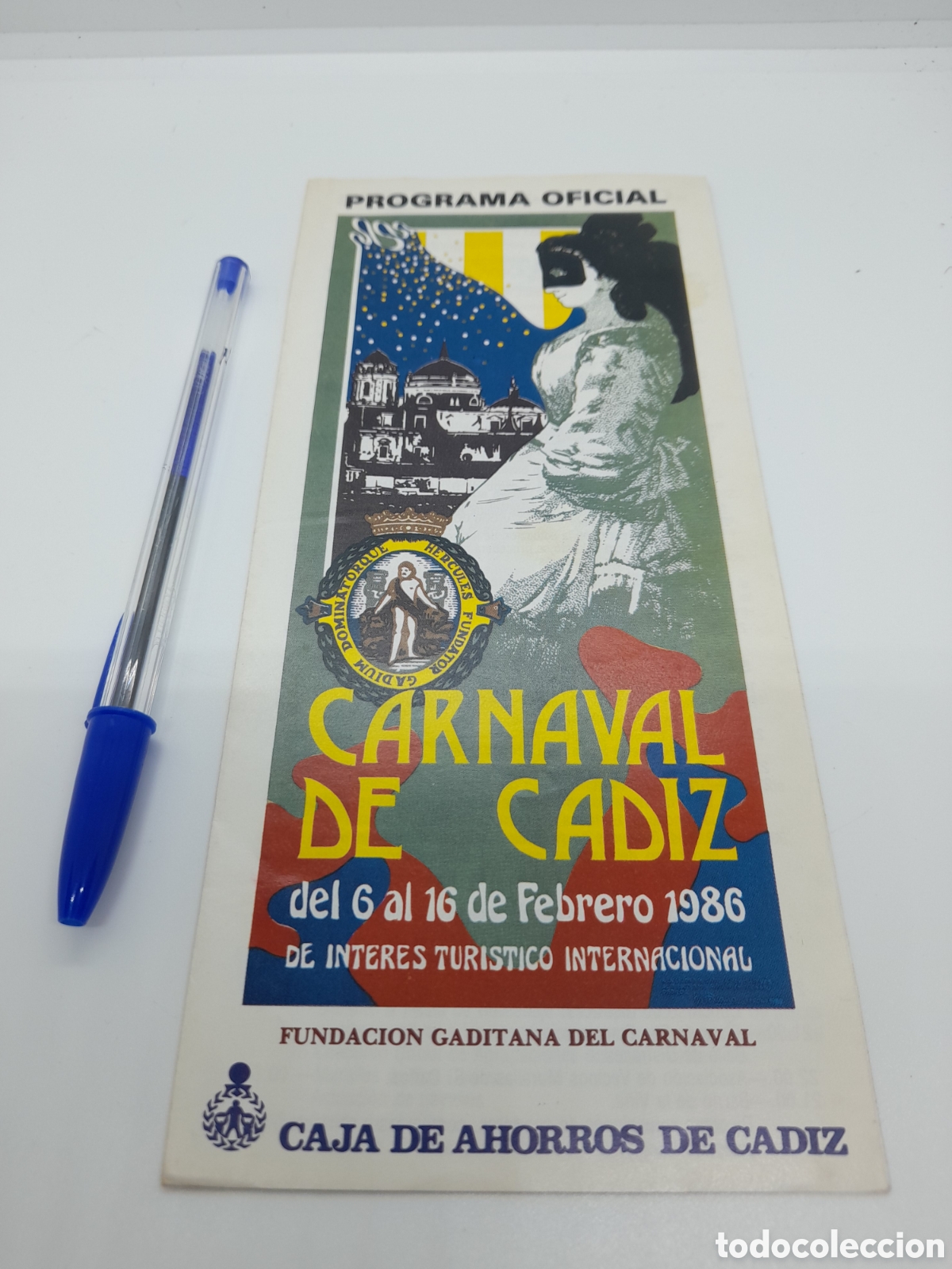 Coleccionismo: CARNAVAL DE CADIZ. . PROGRAMA OFICIAL CARNAVAL 1986. TRIPTICO - Foto 1