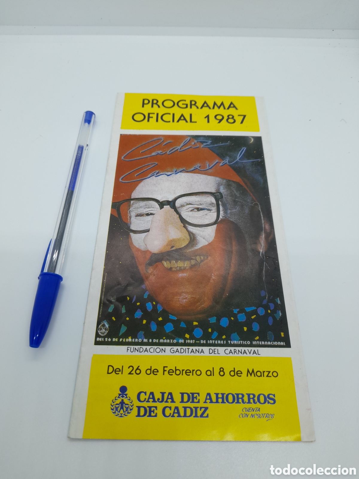 Coleccionismo: CARNAVAL DE CADIZ. . PROGRAMA OFICIAL CARNAVAL 1987. TRIPTICO - Foto 1