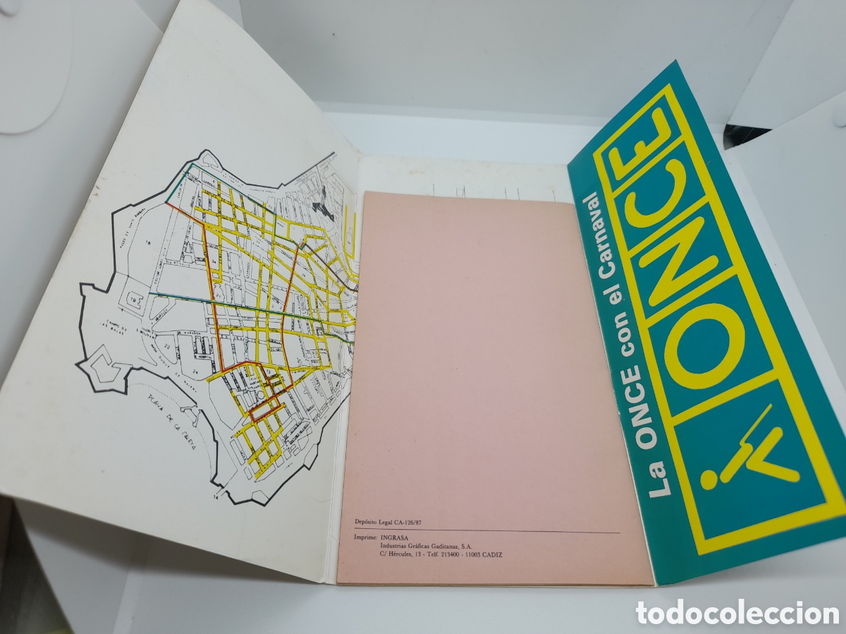 Coleccionismo: CARNAVAL DE CADIZ. . PROGRAMA OFICIAL CARNAVAL 1989. TRIPTICO+LIBRILLO - Foto 3