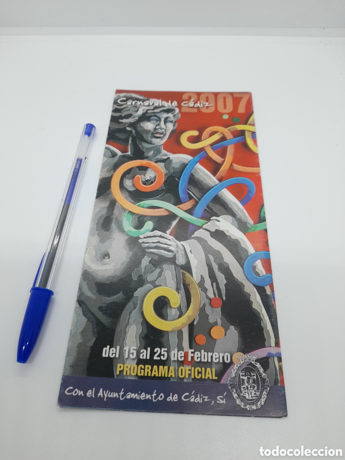 Coleccionismo: CARNAVAL DE CADIZ. . PROGRAMA OFICIAL CARNAVAL 2007 TRIPTICO - Foto 1
