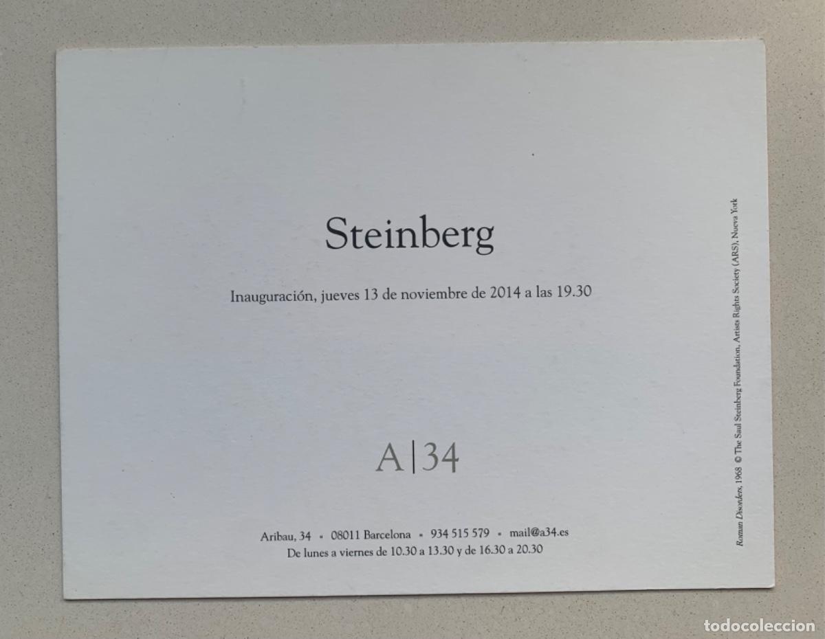 Coleccionismo: Steinberg. Galeria A34. - Foto 2