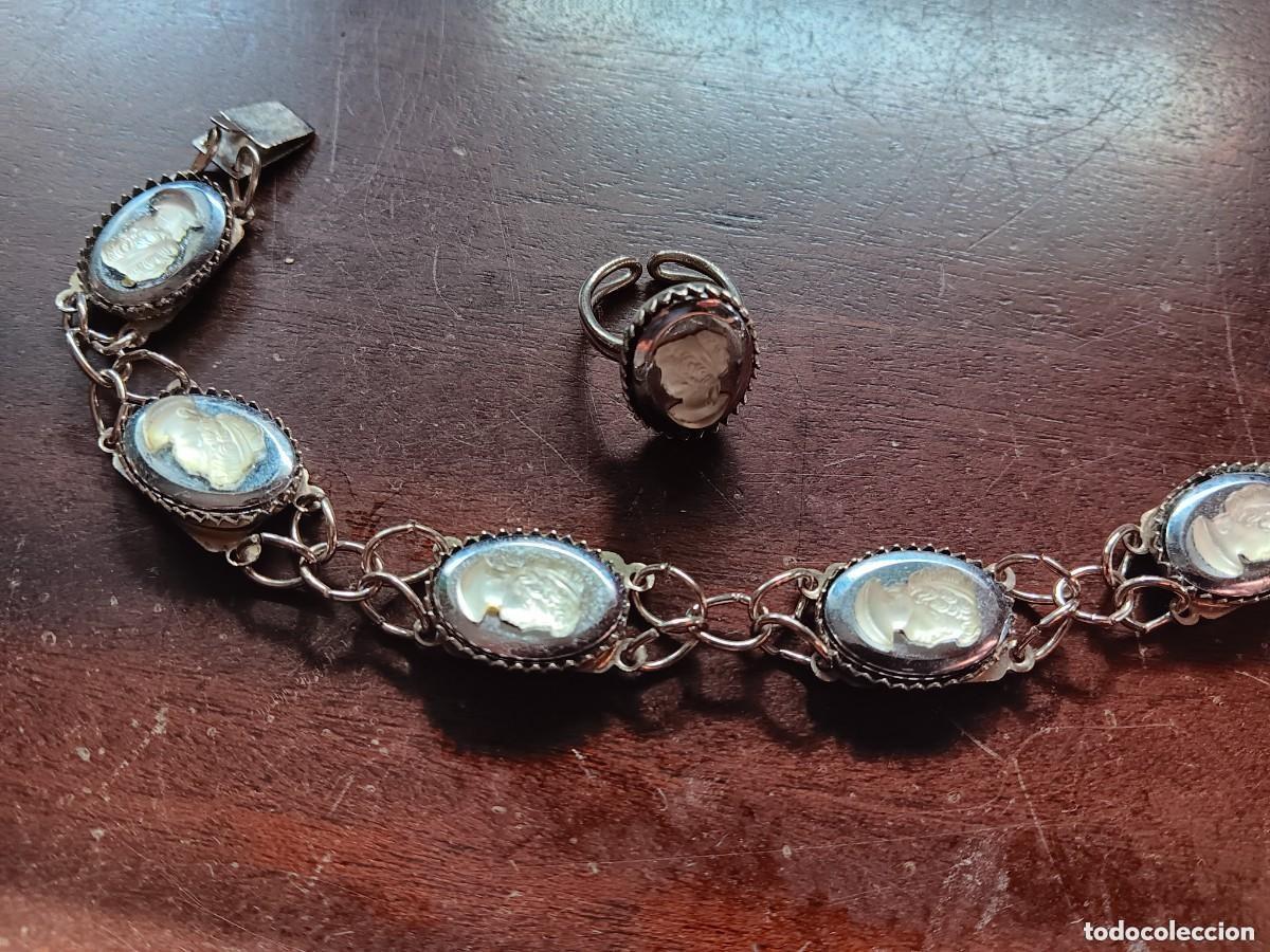 Coleccionismo: Pulsera y anillo bisuter&iacute;a vintage